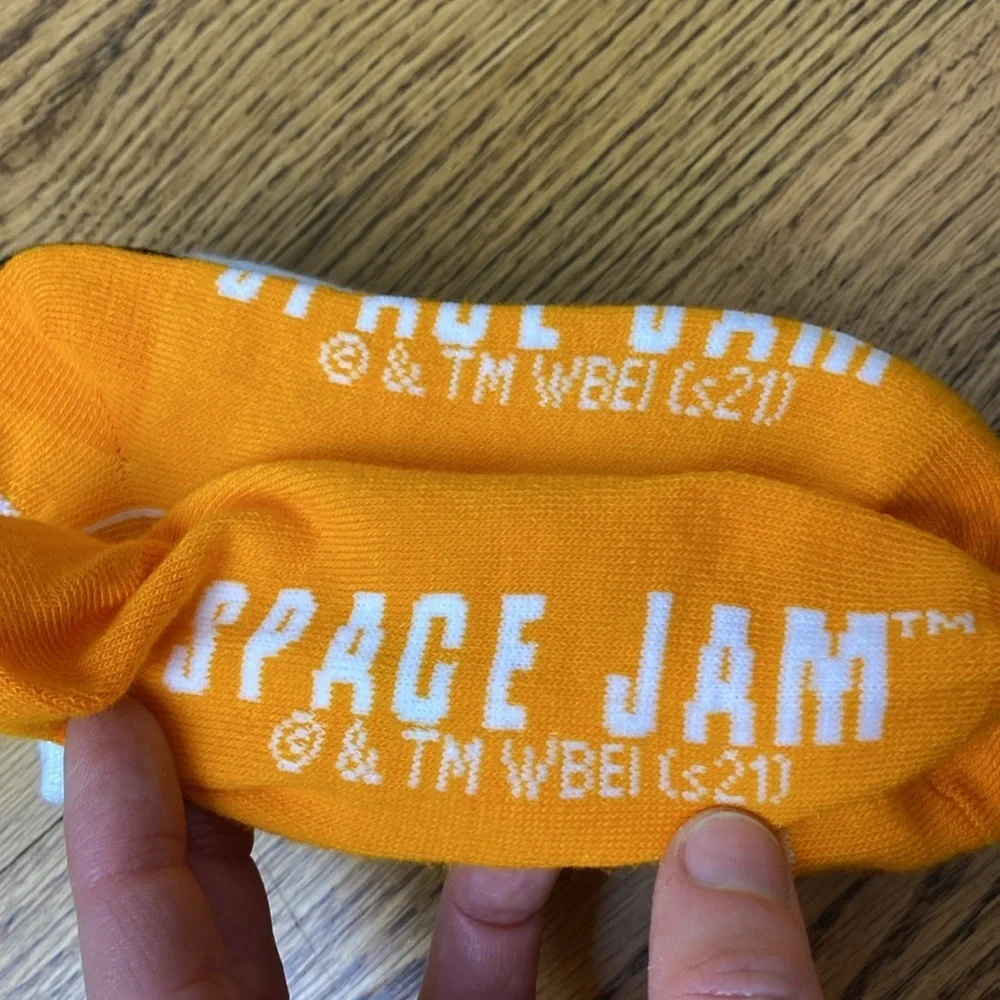 Kids Boy's Girl's Space Jam No-Shows No Show Socks 9-2.5